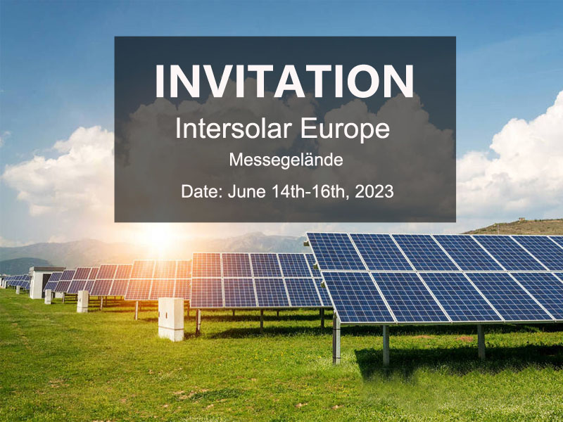 Selamat datang ke Intersolar Europe Tarikh 14-16 Jun